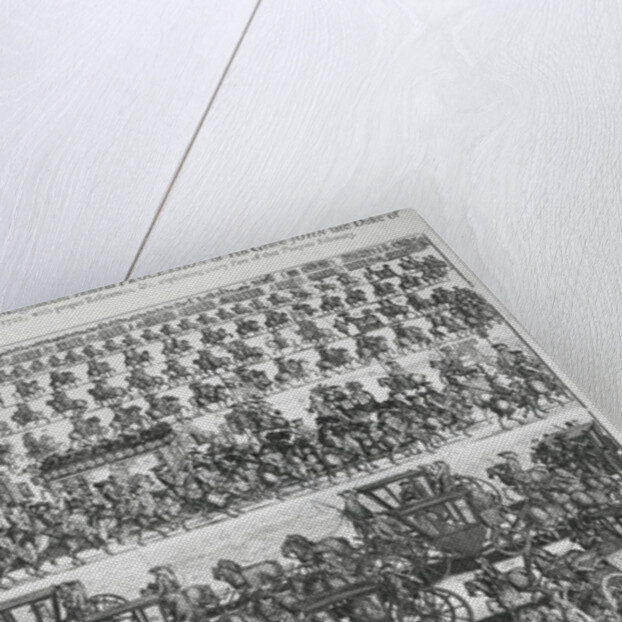 Funeral procession for the Duke of Marlborough, 1722 by English School