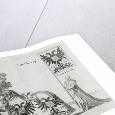 Banners at the Funeral Procession of Emperor Charles V, 1559 by Jan van & Doetechum Lucas van& Bol Hans Doetechum the elder