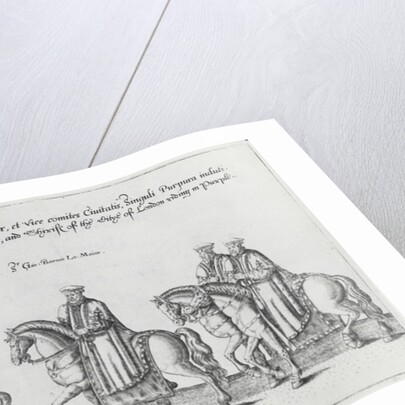 Funeral Cortege of Sir Philip Sidney on the way to St. Paul's Cathedral, 1587 by Theodor de Bry