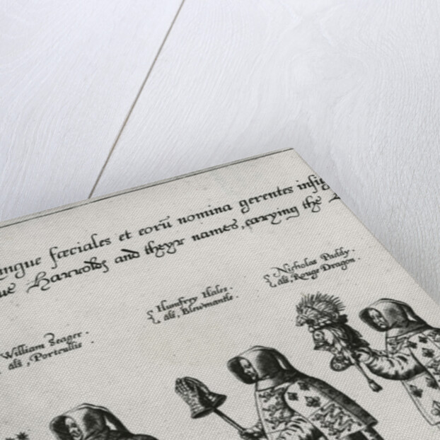 Heralds in the funeral cortege of Sir Philip Sidney on the way to St. Paul's Cathedral, 1587 by Theodor de Bry