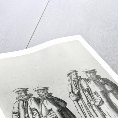 Grocers in the funeral cortege of Sir Philip Sidney on the way to St. Paul's Cathedral, 1587 by Theodor de Bry