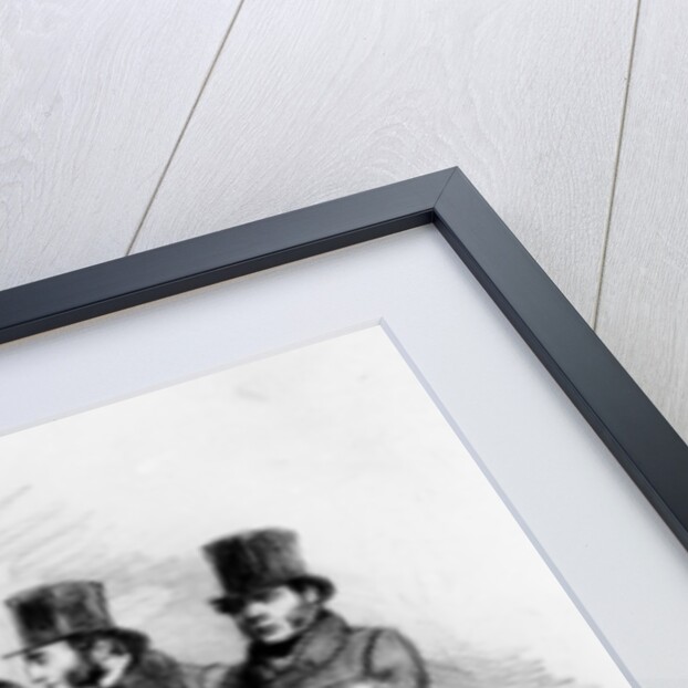 Misfortune makes us acquainted with strange bedfellows, 1847 by John Doyle