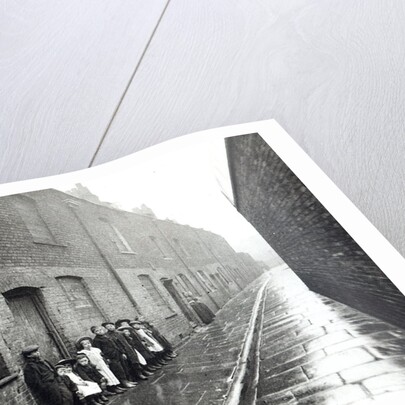 London Slums, c.1900 by English Photographer
