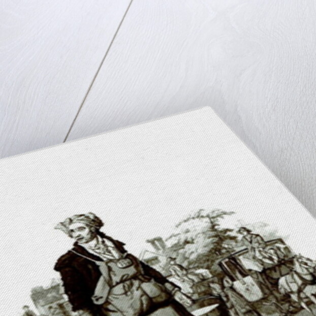 Waterman at a Coach Stand, 1805 by English School