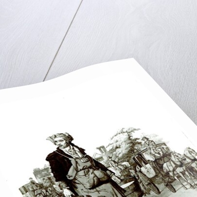 Waterman at a Coach Stand, 1805 by English School