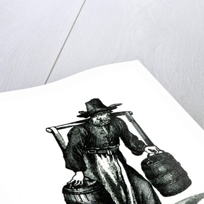 A Water Carrier by English School