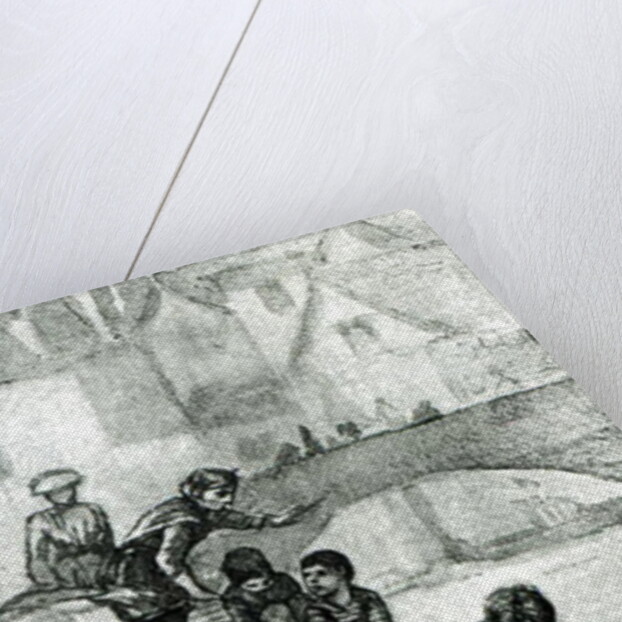 Fetching Water from the River from 'London Street Arabs' by Dorothy Tennant, 1890 by Dorothy nee Tennant Stanley