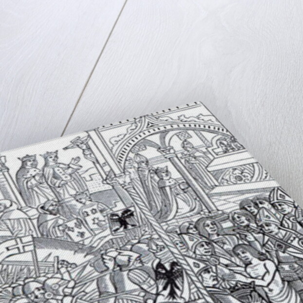 The Battle of Tolbiac and The Baptism of King Clovis by French School