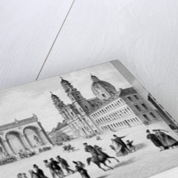 View of Munich, 1869 by German School