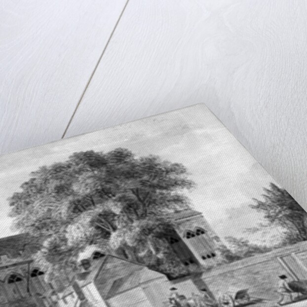 North-East View of King John's Palace at Eltham in Kent, 1787 by Paul Sandby