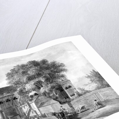 North-East View of King John's Palace at Eltham in Kent, 1787 by Paul Sandby