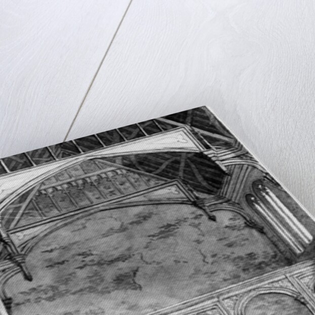 South West End of Great Hall at Eltham, 1779 by Samuel Hieronymous Grimm