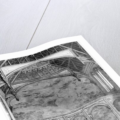 South West End of Great Hall at Eltham, 1779 by Samuel Hieronymous Grimm