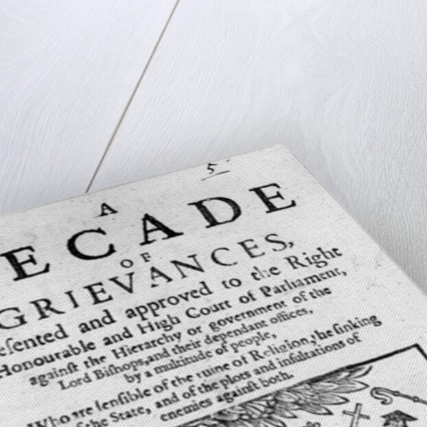 A Decade of Grievances, Alexander Leighton's pamphlet assaulting the institution of episcopacy, 1641 by English School