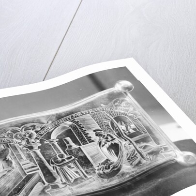 St Bernard's mother dreams she is giving birth to a dog and St Bernard dreams of the Nativity by Urs Graf