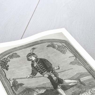 The Running Footman inn sign by Anonymous