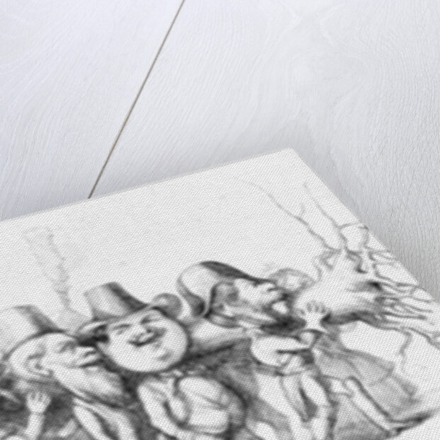 French visitors to the Great Exhibition, 1851 by Richard Doyle