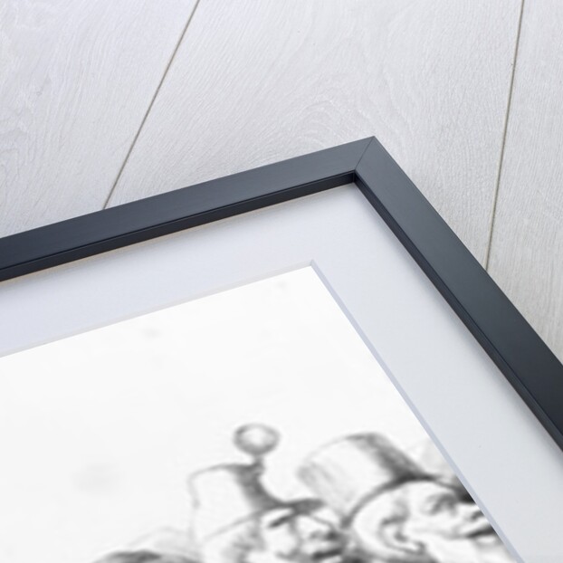 French visitors to the Great Exhibition, 1851 by Richard Doyle