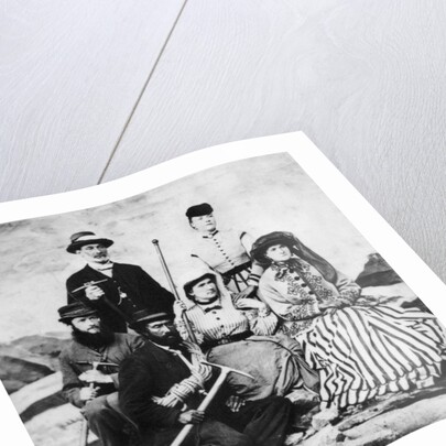 Lucy Walker with family and Swiss guide, 1864 by Anonymous