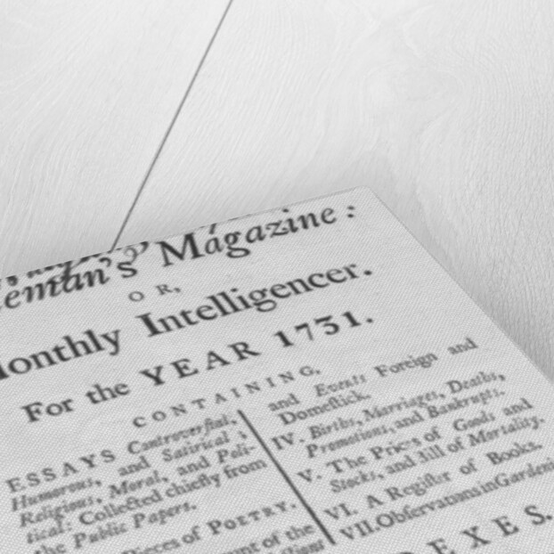 The Gentleman's Magazine, 1731 by English School