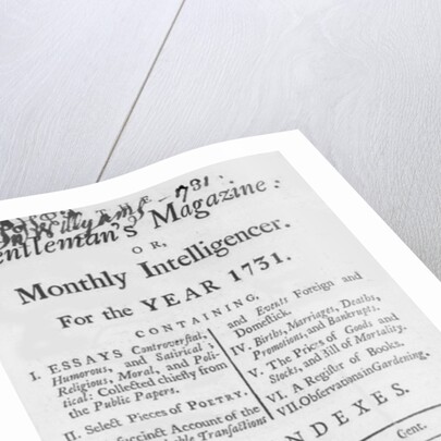 The Gentleman's Magazine, 1731 by English School
