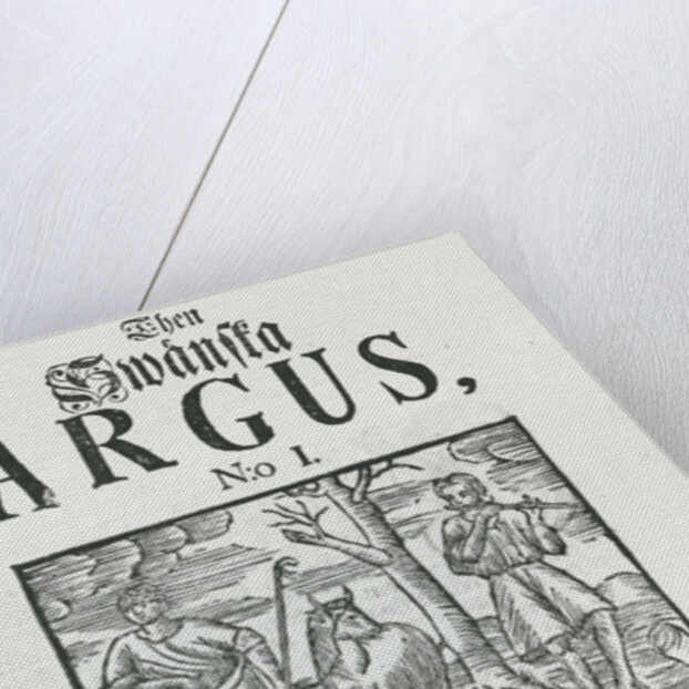 First issue 'Then Swänska Argus', 1732 by Swedish School