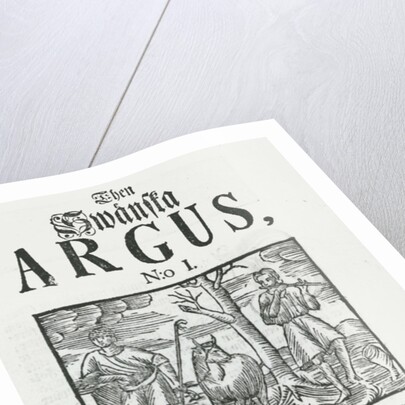 First issue 'Then Swänska Argus', 1732 by Swedish School