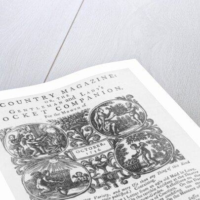 The Country Magazine, 1736 by English School