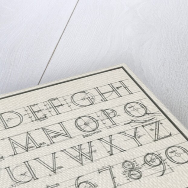 Roman lettering from the Trajan Column by Anonymous