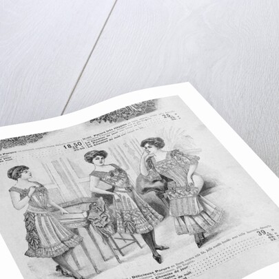 French underwear catalogue c.1900 by School French