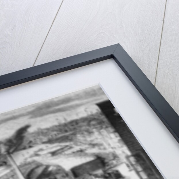 Farringdon Road and the Metropolitan Railway looking north, 1868 by English School