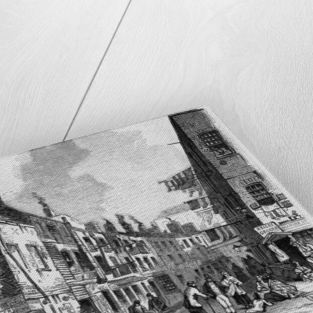 Church Lane, St Giles's, c.1840 by English School