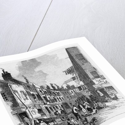 Church Lane, St Giles's, c.1840 by English School