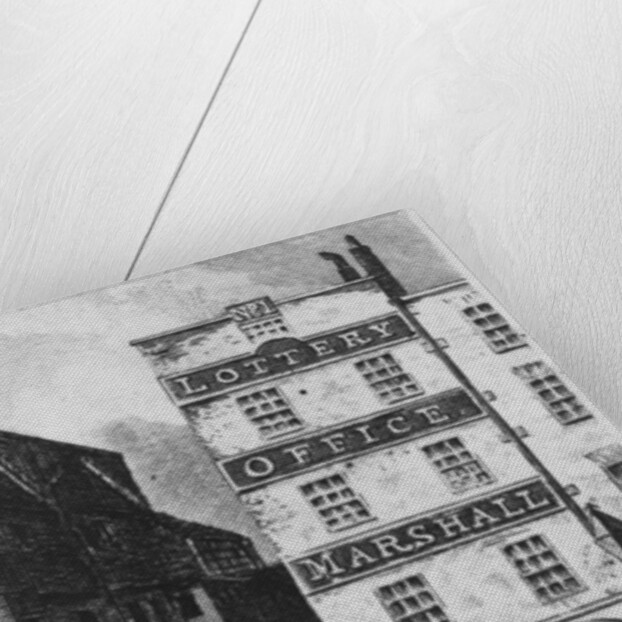 Marshall's Lucky Office Holborn-Bars, c.1817 by English School