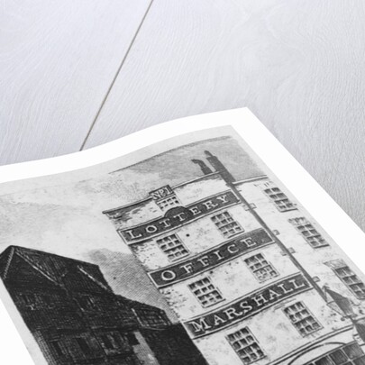 Marshall's Lucky Office Holborn-Bars, c.1817 by English School