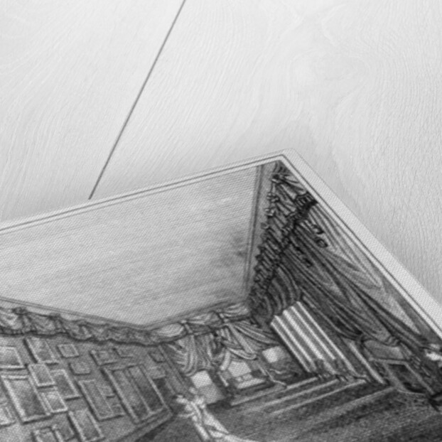 Mary Linwood's needlework exhibition of embroidered paintings at Savile House, 1810 by English School