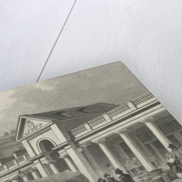 The N.W. facade of the new Covent Garden market, 1827-30 by Thomas Hosmer Shepherd