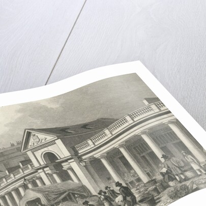 The N.W. facade of the new Covent Garden market, 1827-30 by Thomas Hosmer Shepherd