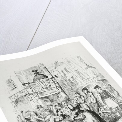 Seven Dials, c.1836 by George Cruikshank