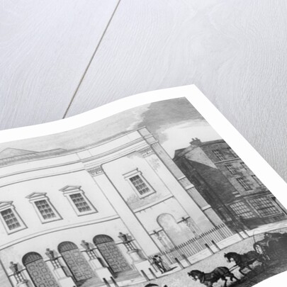 Front View of the Theatre Royal Drury Lane, 1812 by English School