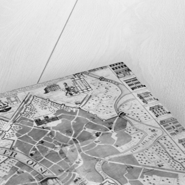 A New and Exact Plan of the City of York, 1748 by English School