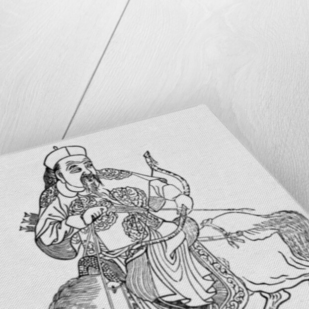 Mongol archer on horseback by Anonymous