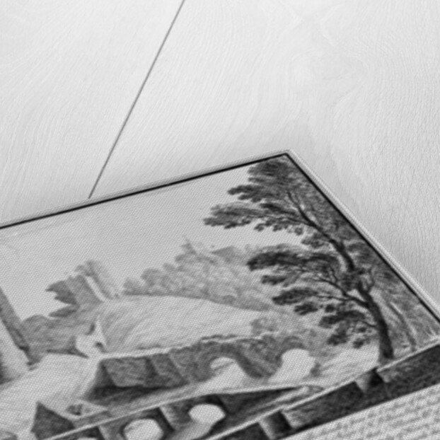 The South-East View of Brecknock Castle, 1741 by Nathaniel and Samuel (1696-1779) Buck