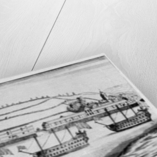 A Prospect of Chatham Dock from Finsbery Windmill by English School