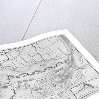 Plan of the Entrenchment of His Majesty's Dock Yard and Ordnance Wharf at Chatham, 1756 by English School