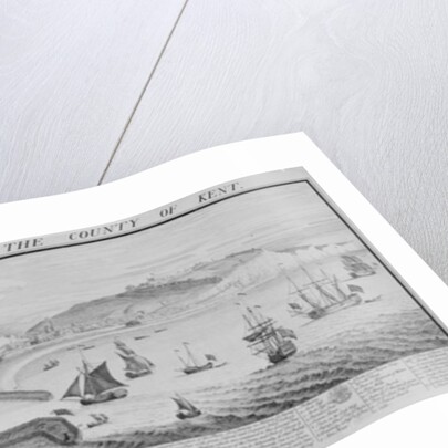 The South Prospect of Dover in the County of Kent, 1739 by Nathaniel and Samuel Buck