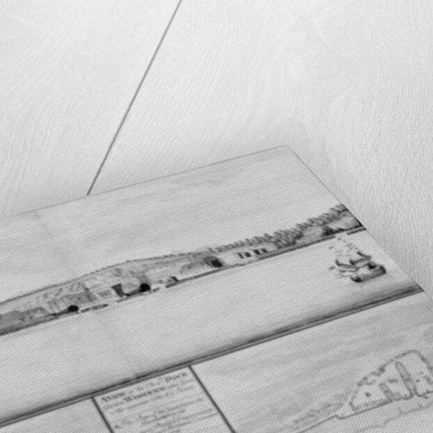 A View of His Majesty's Dockyard at Woolwich taken from the opposite Side of the Thames, 1698 by English School