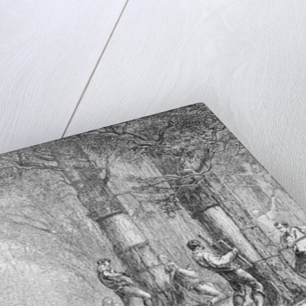 Bark engraved by Charles Laplante by A. Faguet