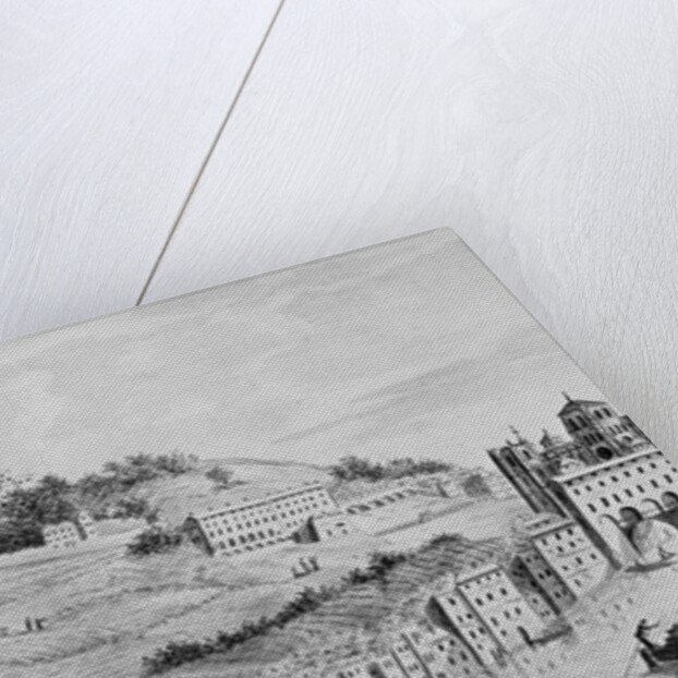 A view of the port of the city of Lyons from the Rhone, 1870 by English School