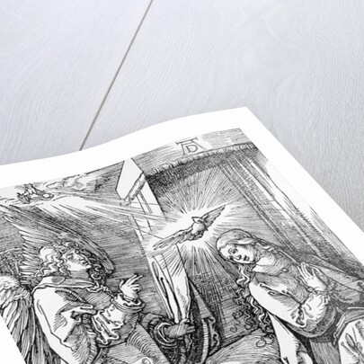 The Annunciation from the 'Small Passion' series, 1511 by Albrecht Dürer or Duerer